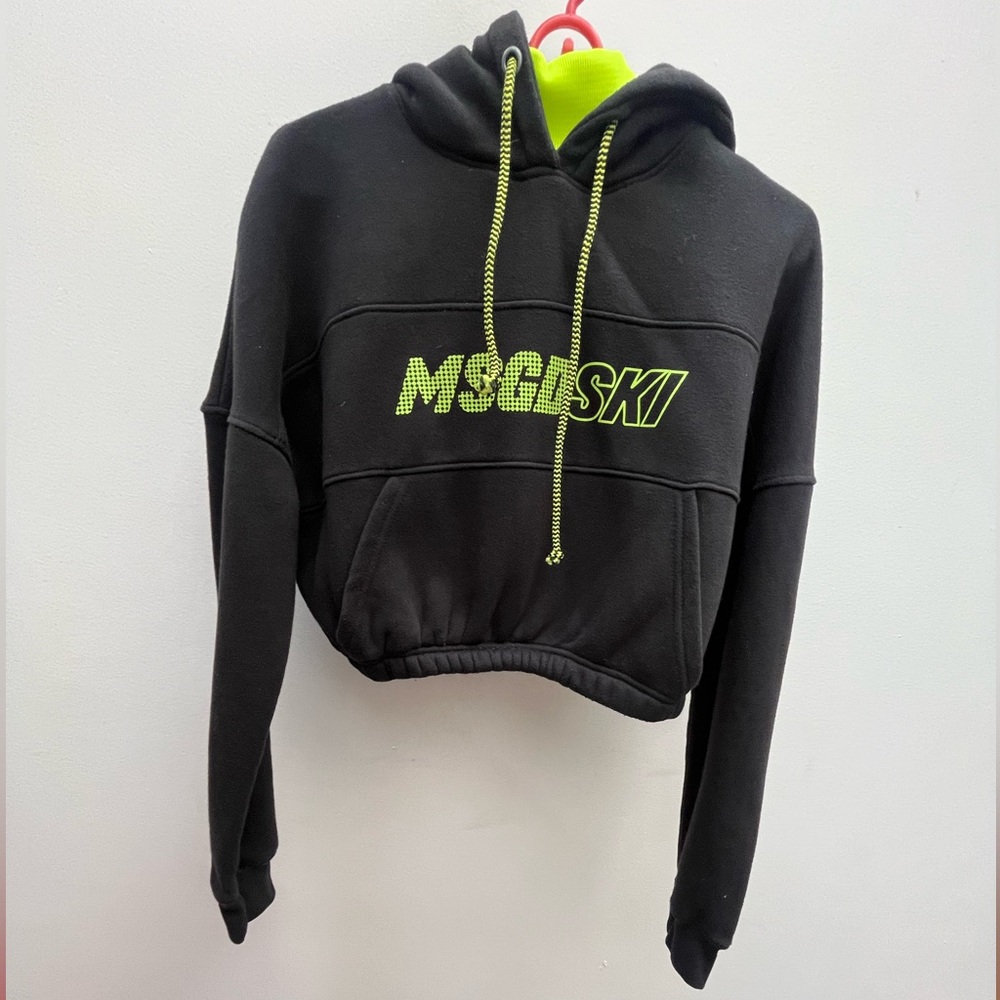 Missguided Ski Cropped Black Sweater